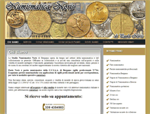 Tablet Screenshot of numismaticanoris.it